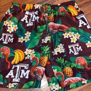 Texas A&M Tropical Swimtrunks